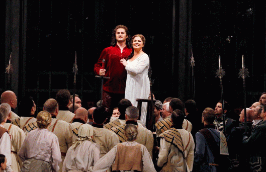 Lohengrin Premiere Piotr Beczala Anna Netrebko 19. Mai 2016 Semperoper Dresden