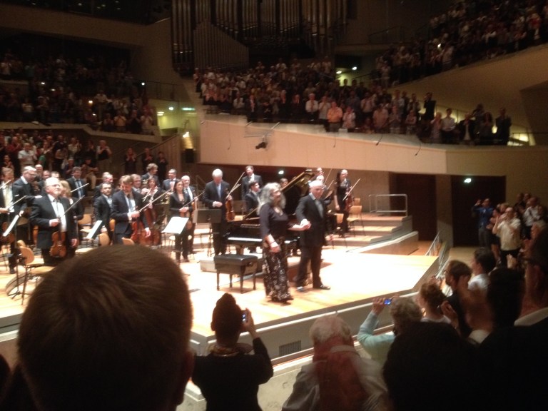 Philharmonie Berlin Martha Argerich Daniel Barenboim 