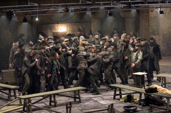 Außer Rand und Band: kleine Gralsritterschlägerei im dritten Akt / Fotos: Ruth Walz / staatsoper-berlin.de