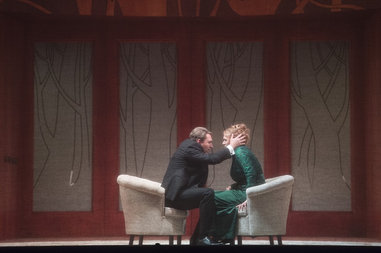 Tristan und Isolde Berlin Staatsoper 2018 2. Akt Andreas Schager Anja Kampe Tcherniakov