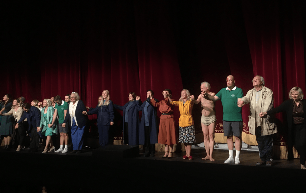 Götterdämmerung Unter den Linden Staatsoper Berlin Tcherniakov Premiere, Vida Miknevičiūtė, Alexandra Ionis, Evelin Novak, Mandy Fredrich